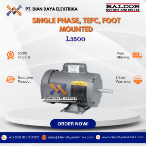 baldor single phase tefc foot mounted l3500 1/4 1200 56