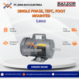 baldor single phase tefc foot mounted l3513 1 1/2 3600 56/56h
