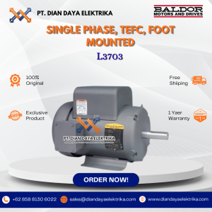 baldor single phase tefc foot mounted l3703 2 1200 215