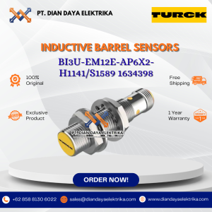 turck inductive barrel sensors bi3u em12e ap6x2 h1141/s1589 1634398